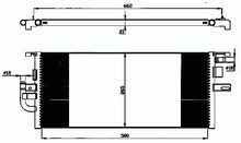 58256 RADIATOR, ENGINE COOLING ALUMINIUM